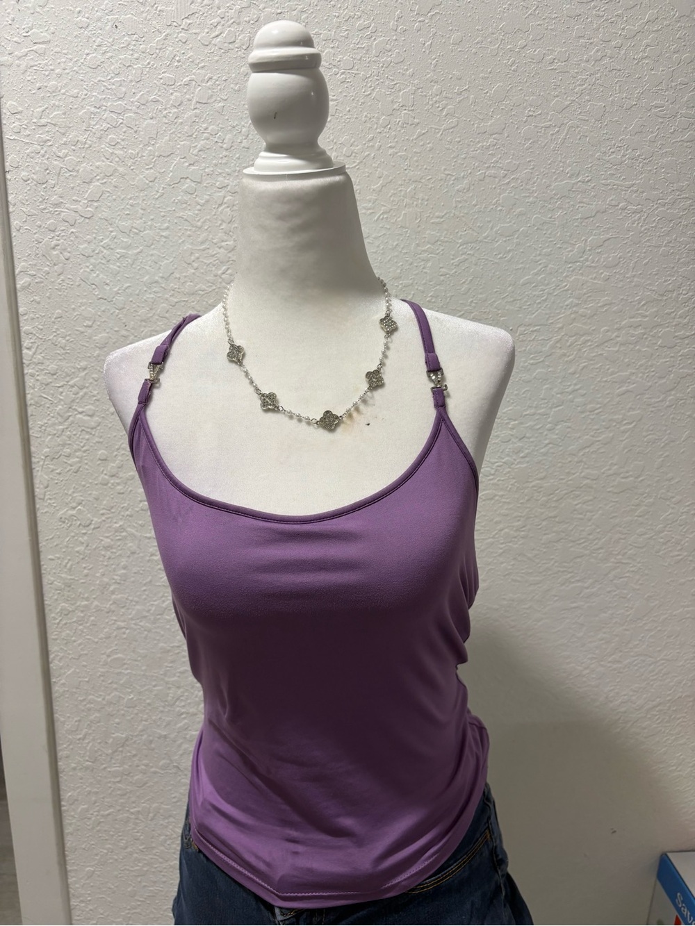 Vintage Victoria's Secret Lavender Scoop Neck Tank Top